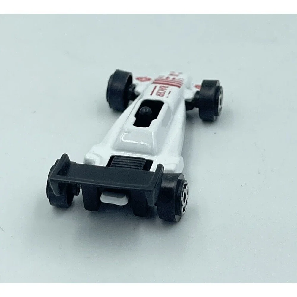 Vintage Race Toys Metal White Race Car NO.11